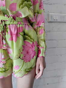 Rococo Sand | Ren Shorts | Green/Pink
