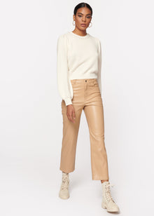 Hanie Vegan Leather Pant | Soy