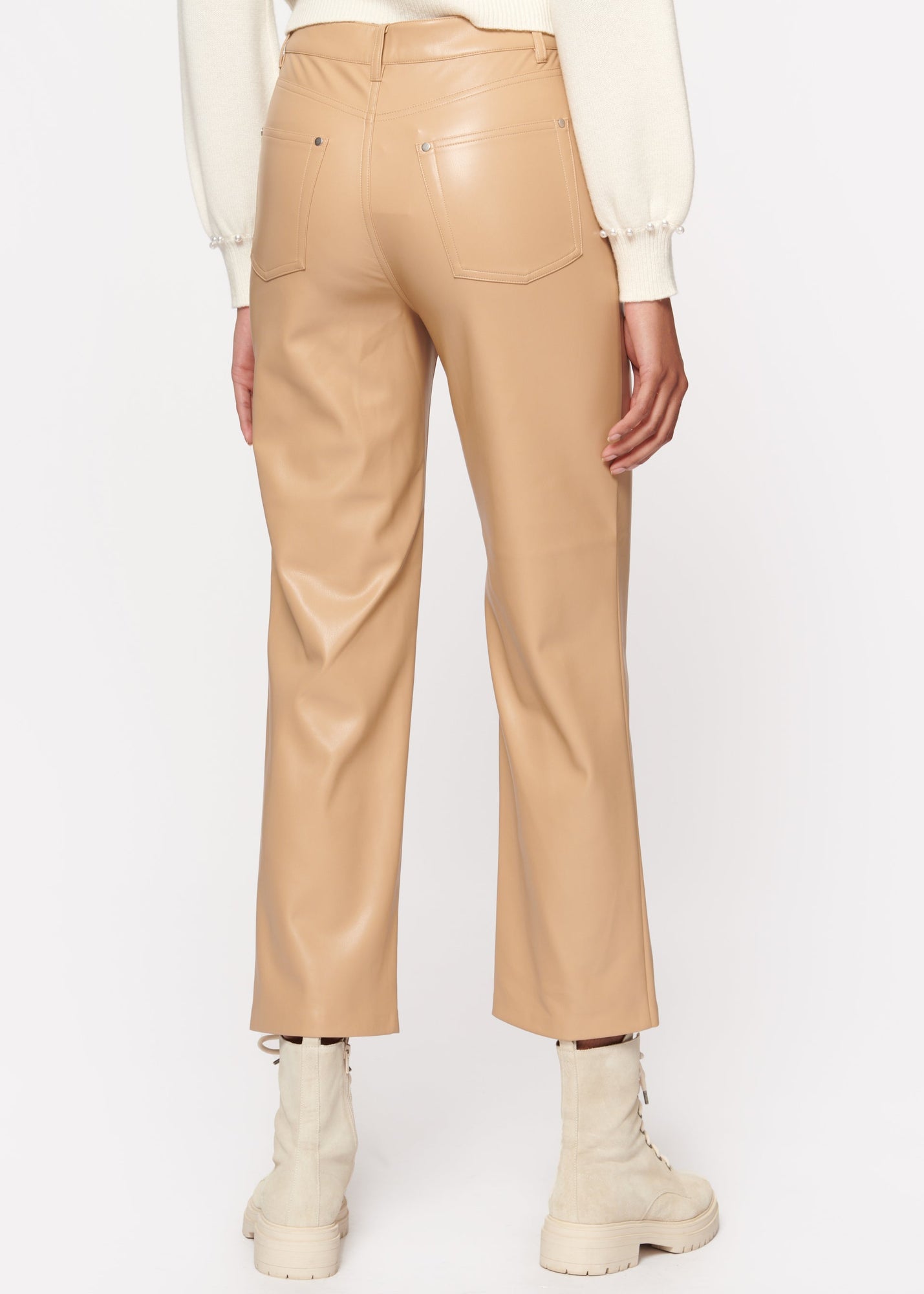 Hanie Vegan Leather Pant | Soy