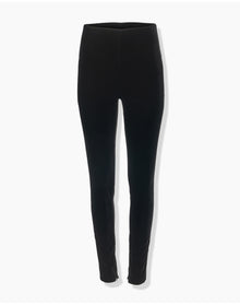 Velvet Skinny Pant | Black
