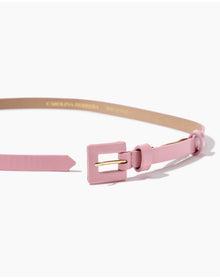 Skinny 90's Belt - Patent | Slipper Pink