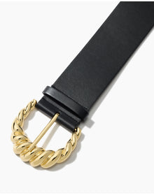 Door Knocker Buckle Belt | Black