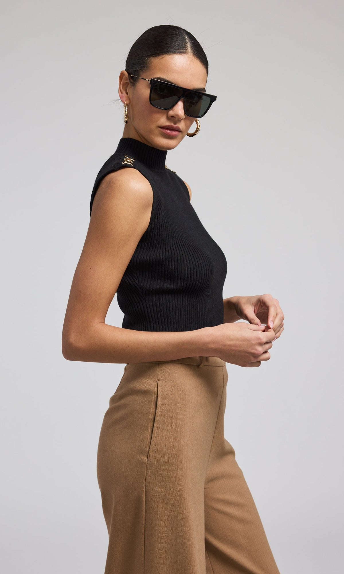 Sloane Rib Tank | Black