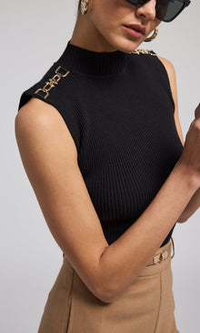 Sloane Rib Tank | Black