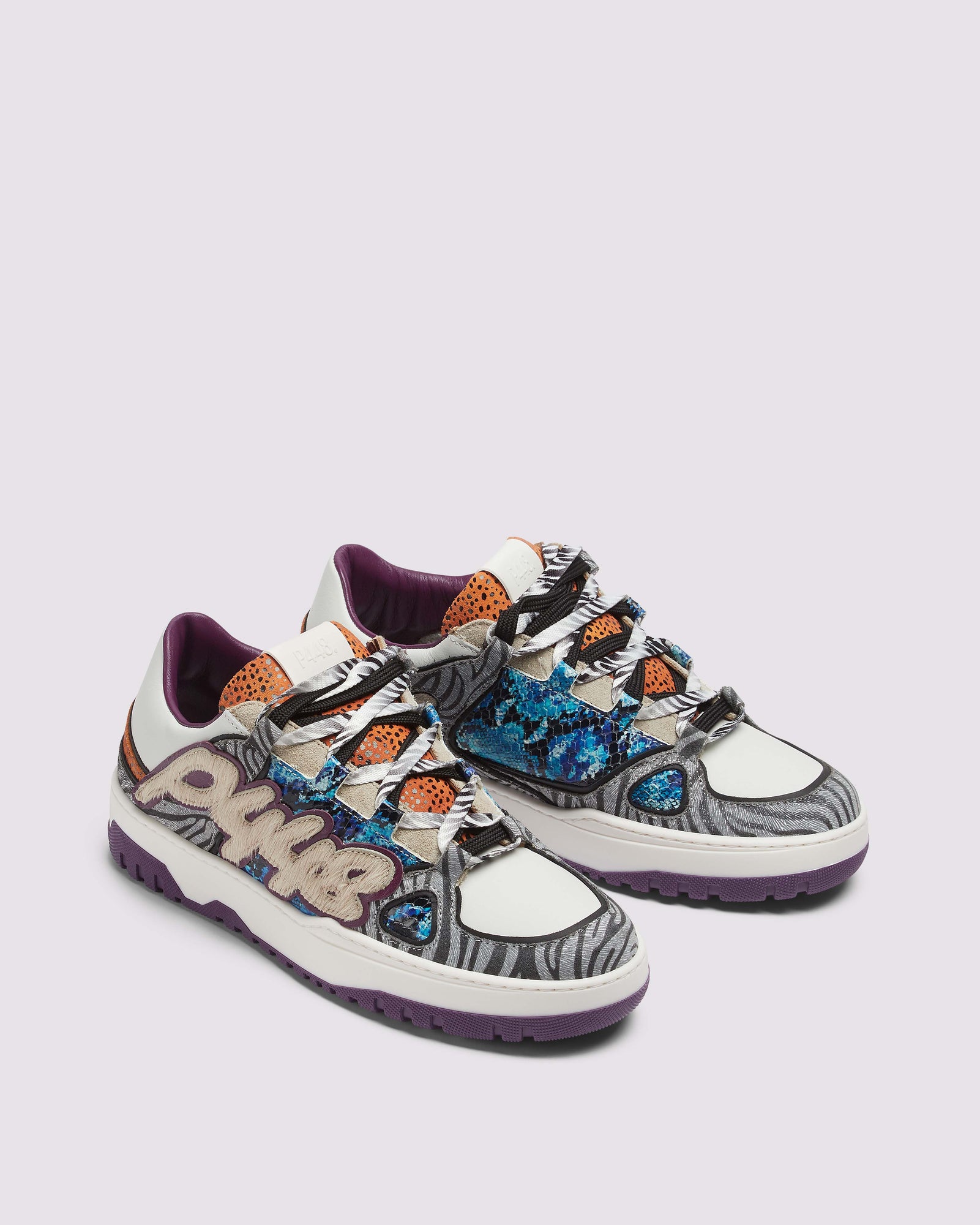 Men | George Animal Block Sneaker | Multicolor