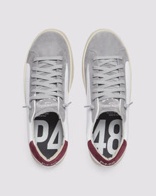 Men | John White/Burgundy Sneaker | White