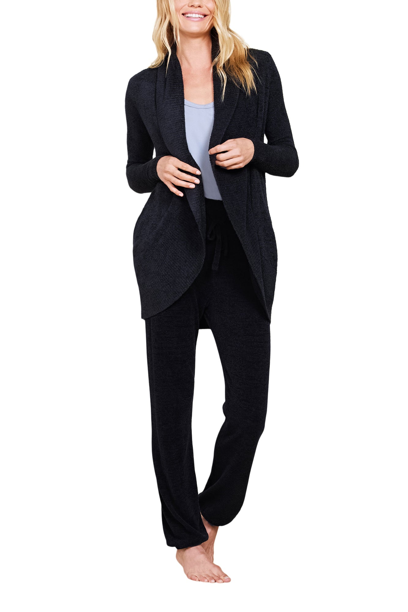 Womens | CozyChic Lite Circle Cardigan | Black