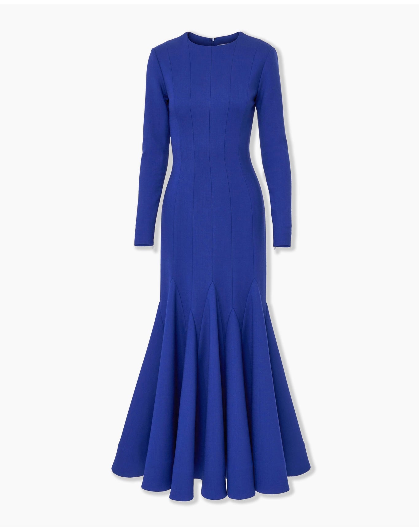 Long Sleeve Crewneck Midi Dress