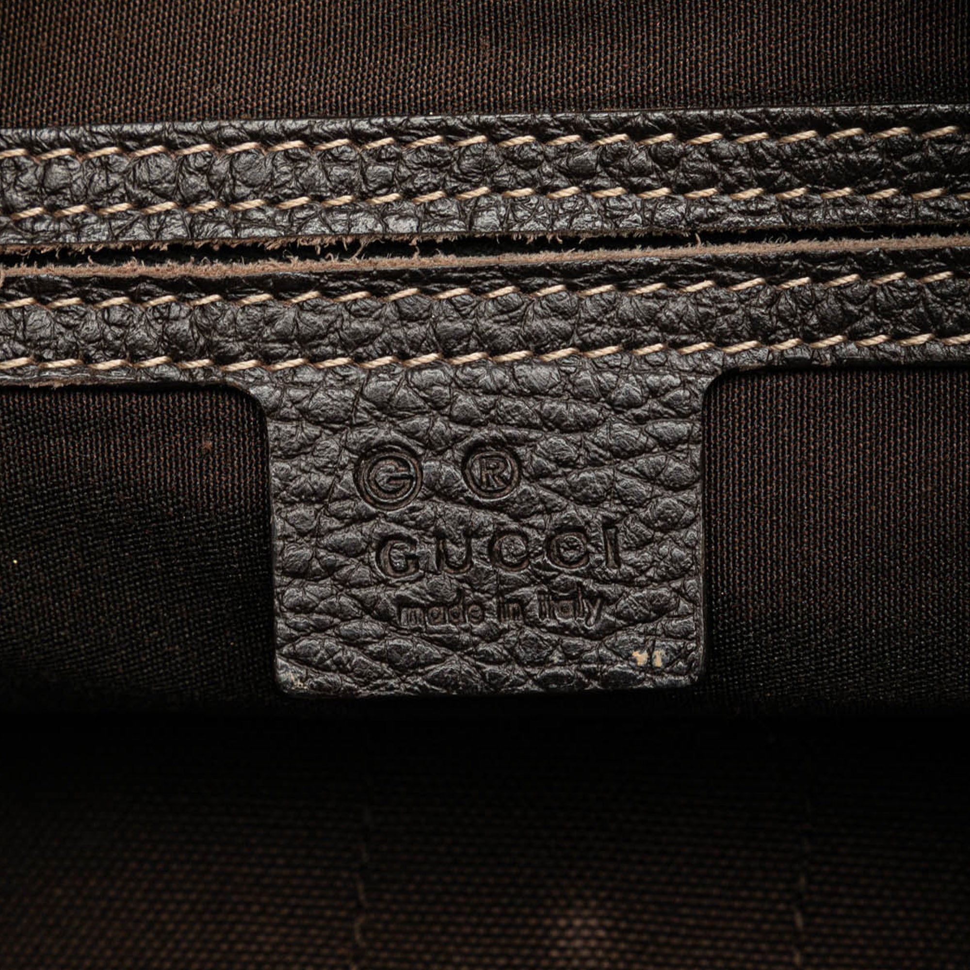 Gucci | Pre-Owned GG Crystal Abbey D Ring Crossbody | Brown