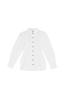 Cotton Poplin Blouse | Bright White