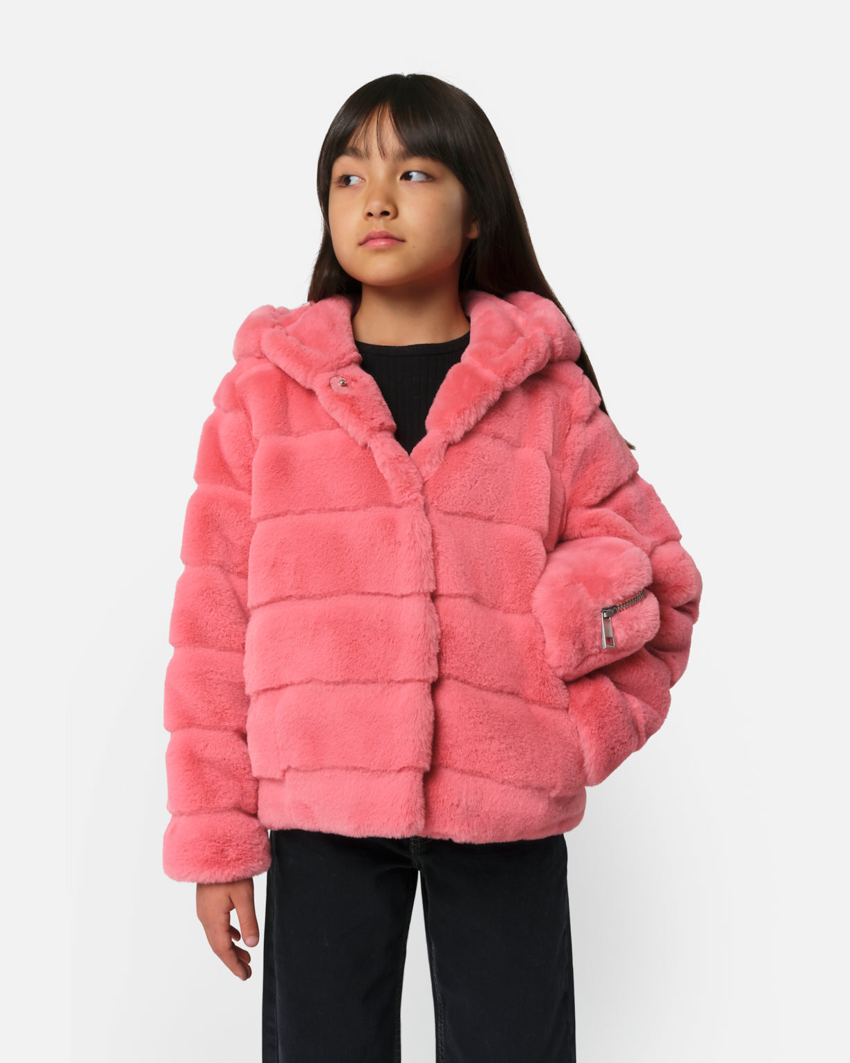 Kids | Goldy Kids Coat | Geranium