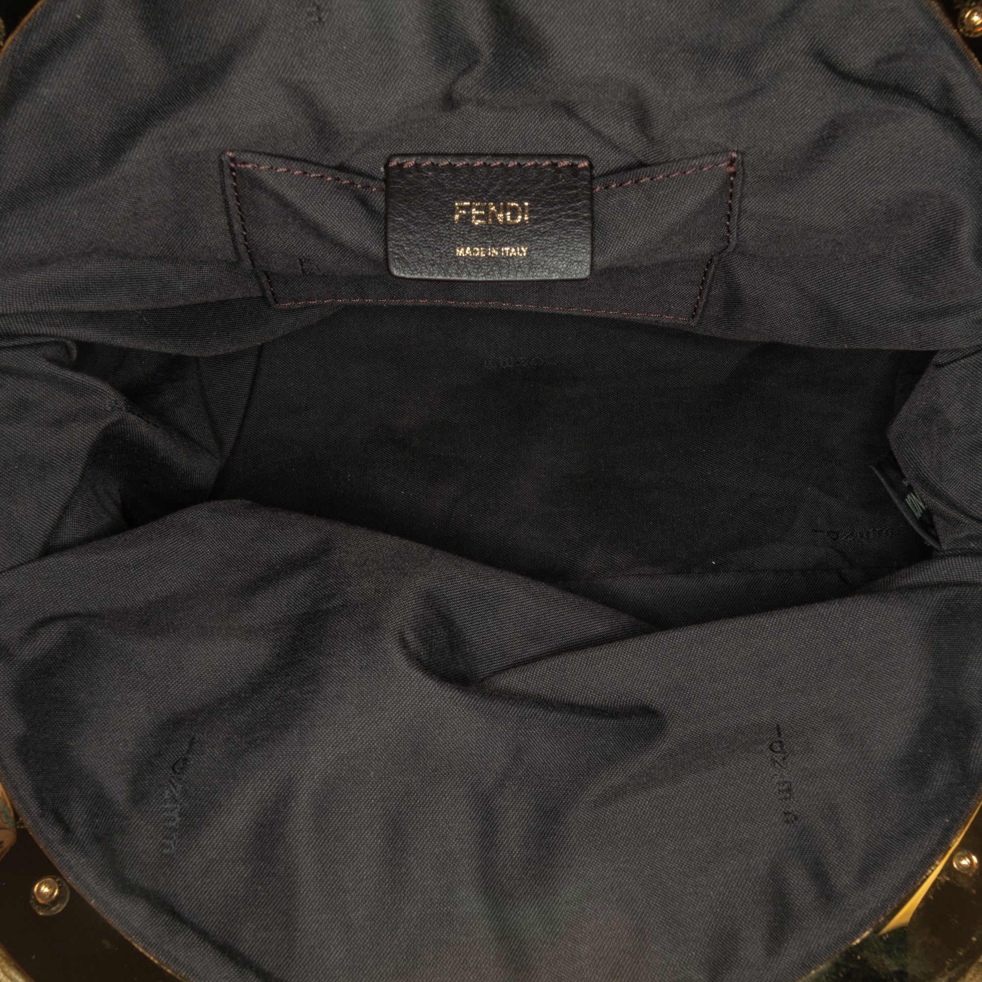Fendi | Pre-Owned Zucca Canvas Shell Clutch | Brown