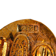 Chanel | Pre-Owned Gold Plated CC Round Clip On Earrings - III | Gold