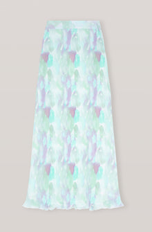 Pleated Maxi Skirt | Bright White