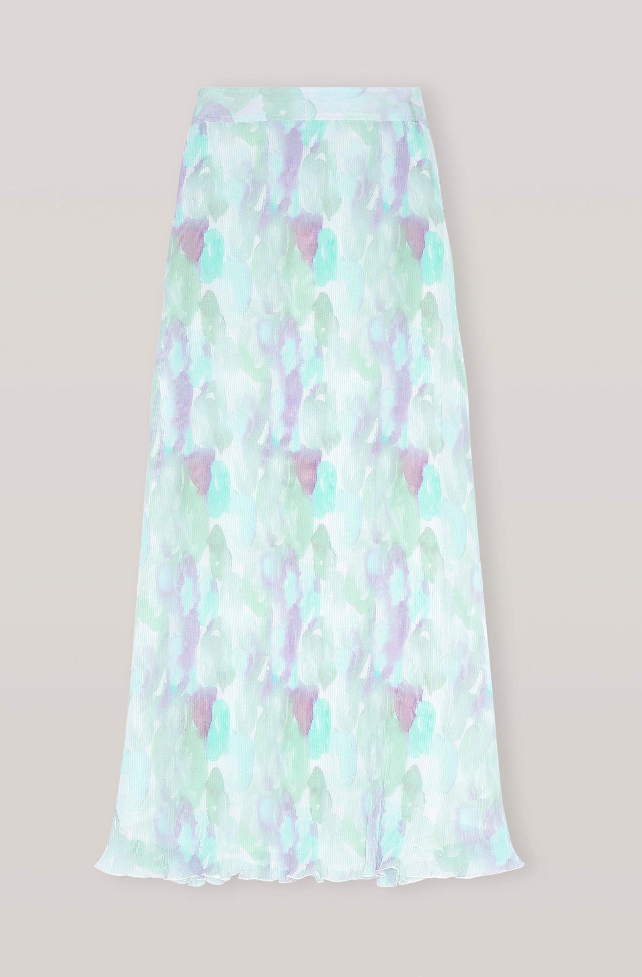 Pleated Maxi Skirt | Bright White