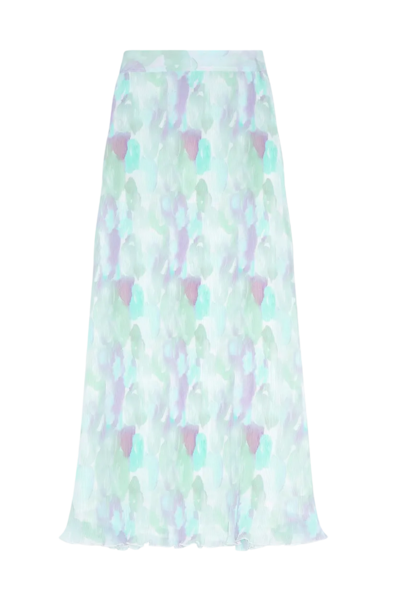 Pleated Maxi Skirt | Bright White