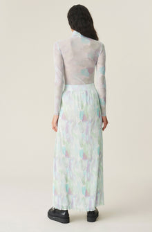 Pleated Maxi Skirt | Bright White