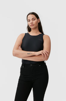 Stretch Cropped Jeans | Black/Black