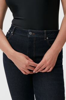 Stretch Cropped Jeans | Indigo