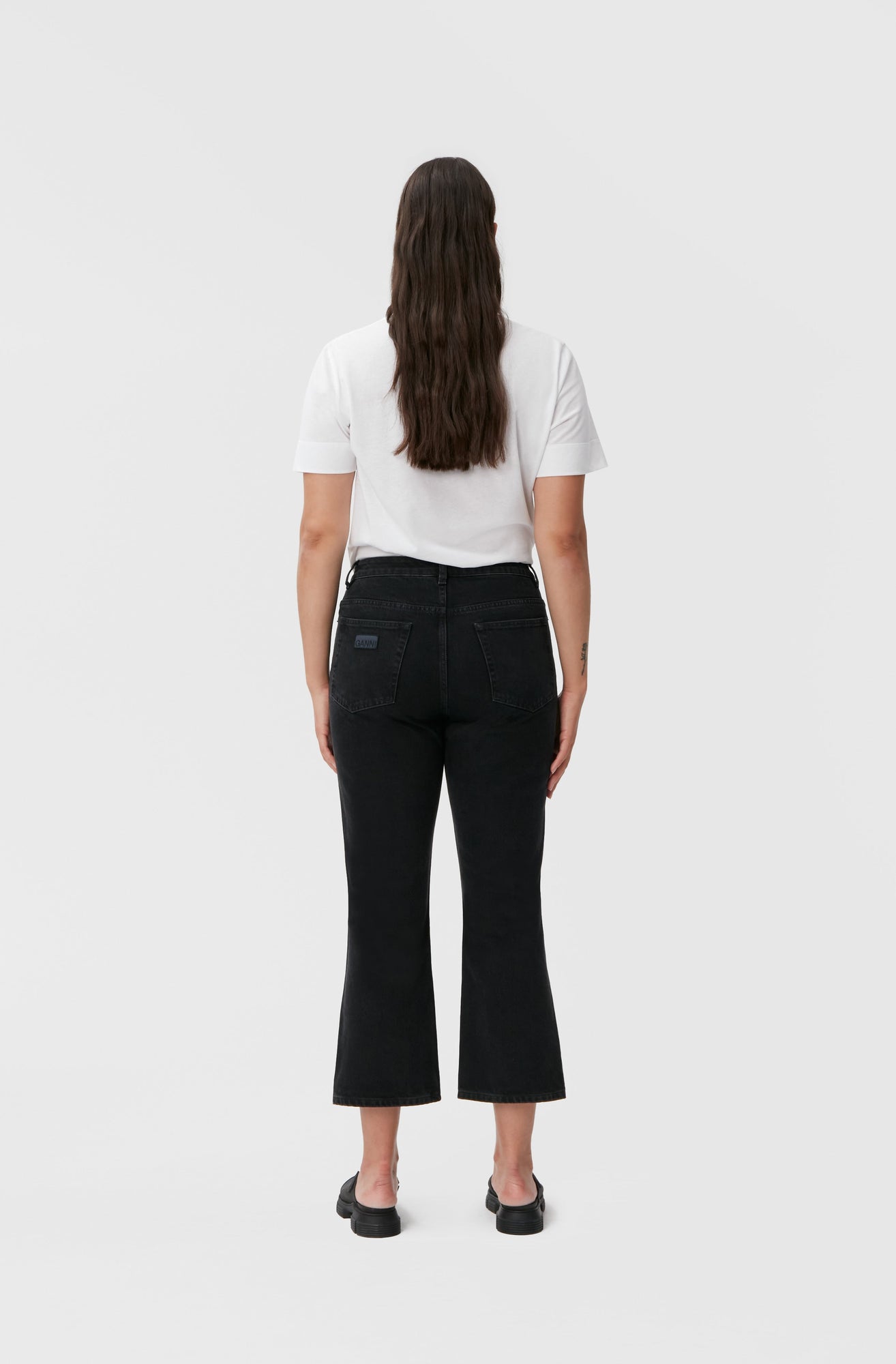 Betzy Cropped | Washed Black/Black