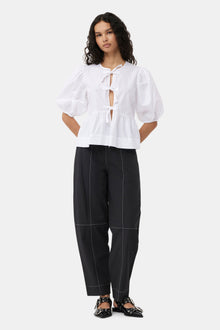 Elasticated Curve Pants | Black