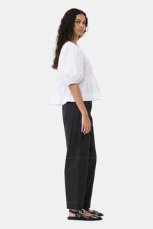 Elasticated Curve Pants | Black