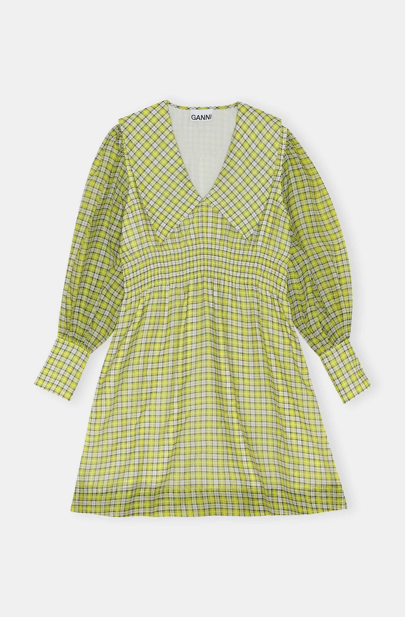 Organza Mini Dress | Check Sulphur Spring