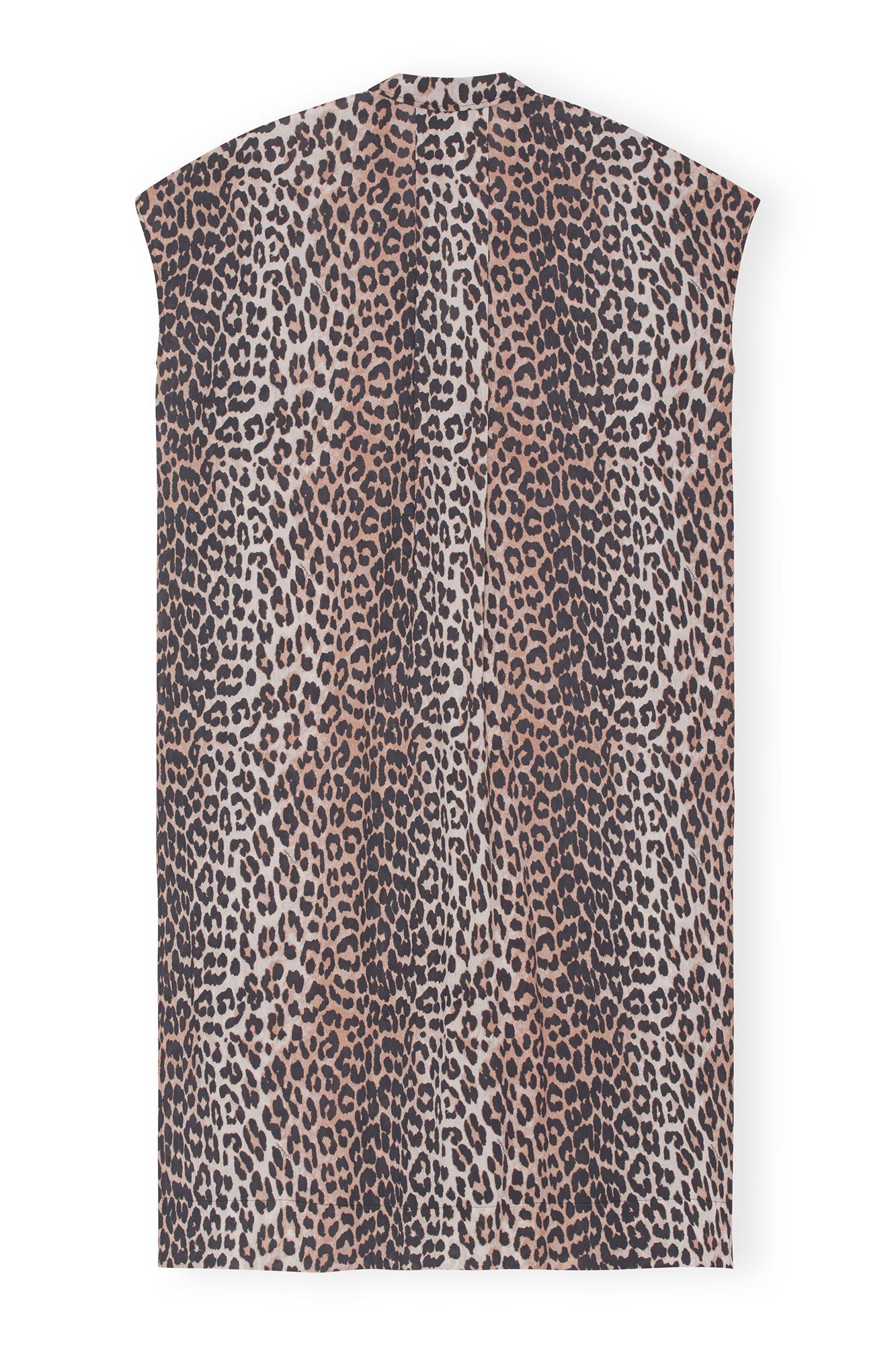 Light Cotton Long Kaftan | Leopard