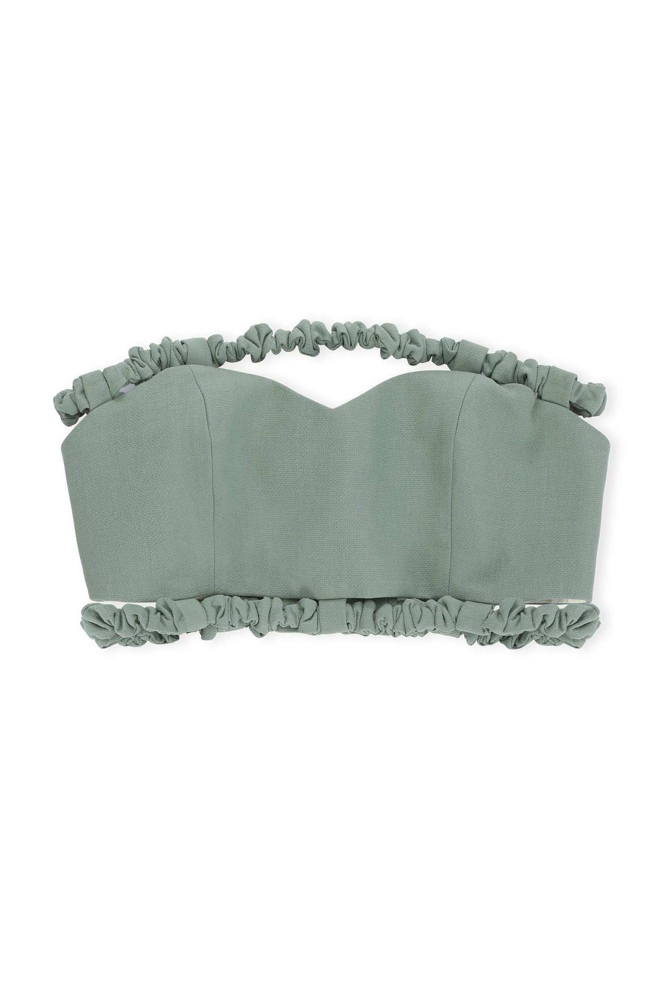 Strapless Crop Top | Green Bay