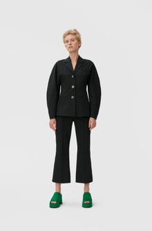 Striped Trousers | Black