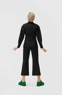 Striped Trousers | Black