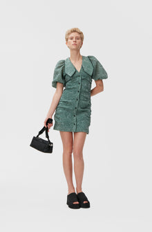 Jacquard Mini Dress | Myrtle