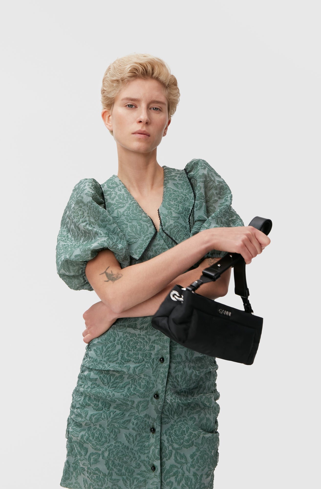 Jacquard Mini Dress | Myrtle