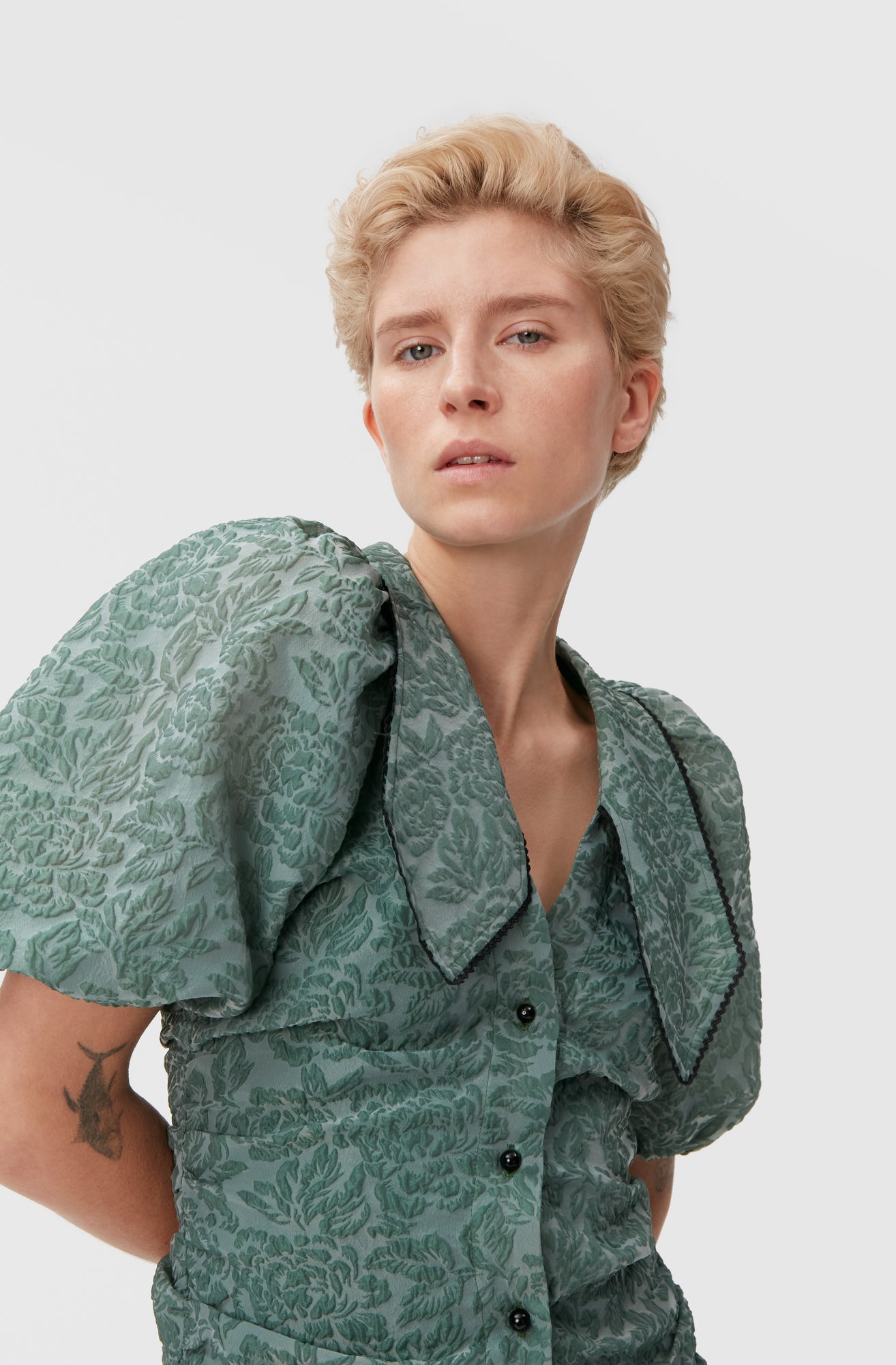 Jacquard Mini Dress | Myrtle