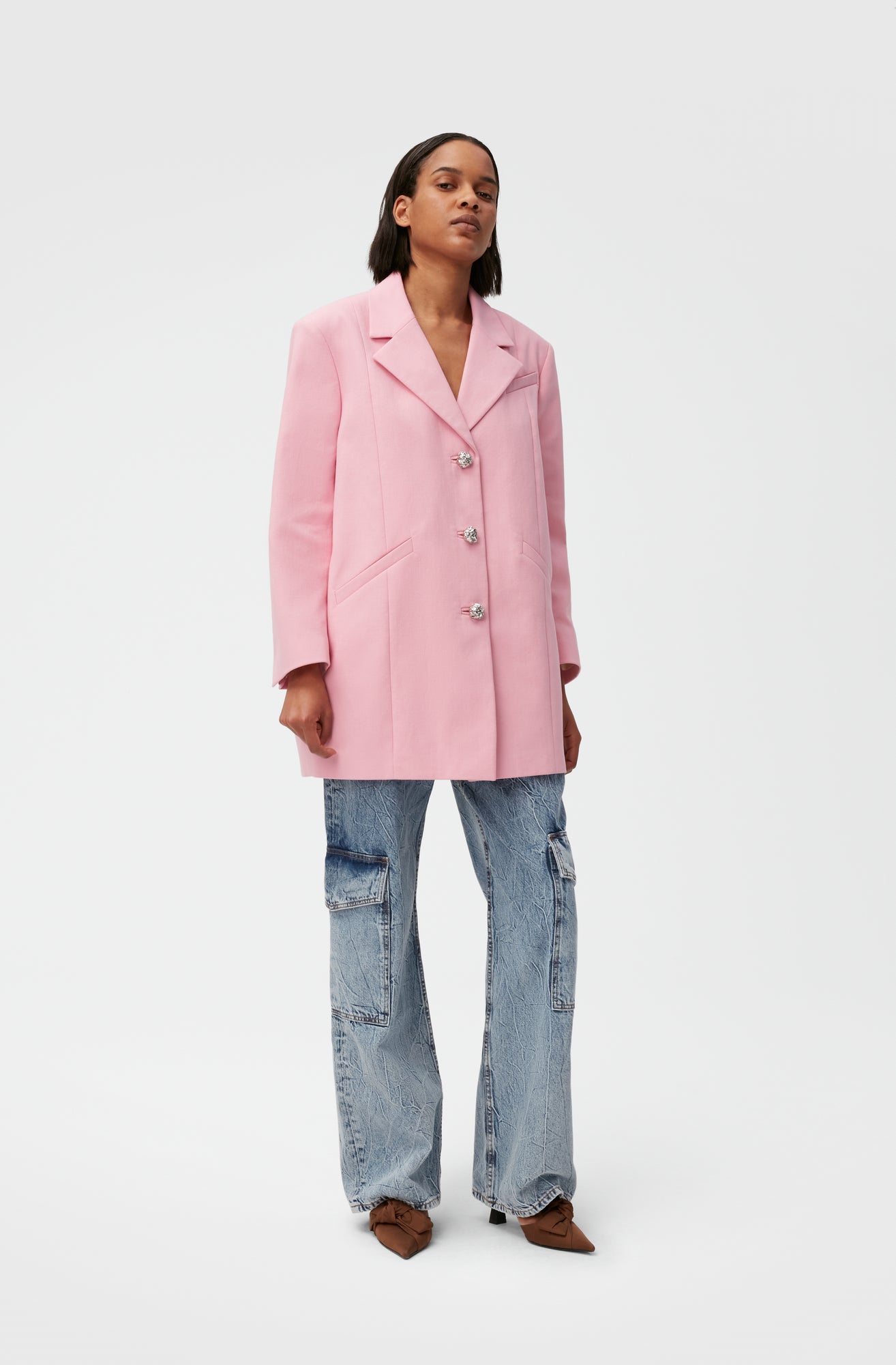 Oversized Blazer | Lilac Sachet