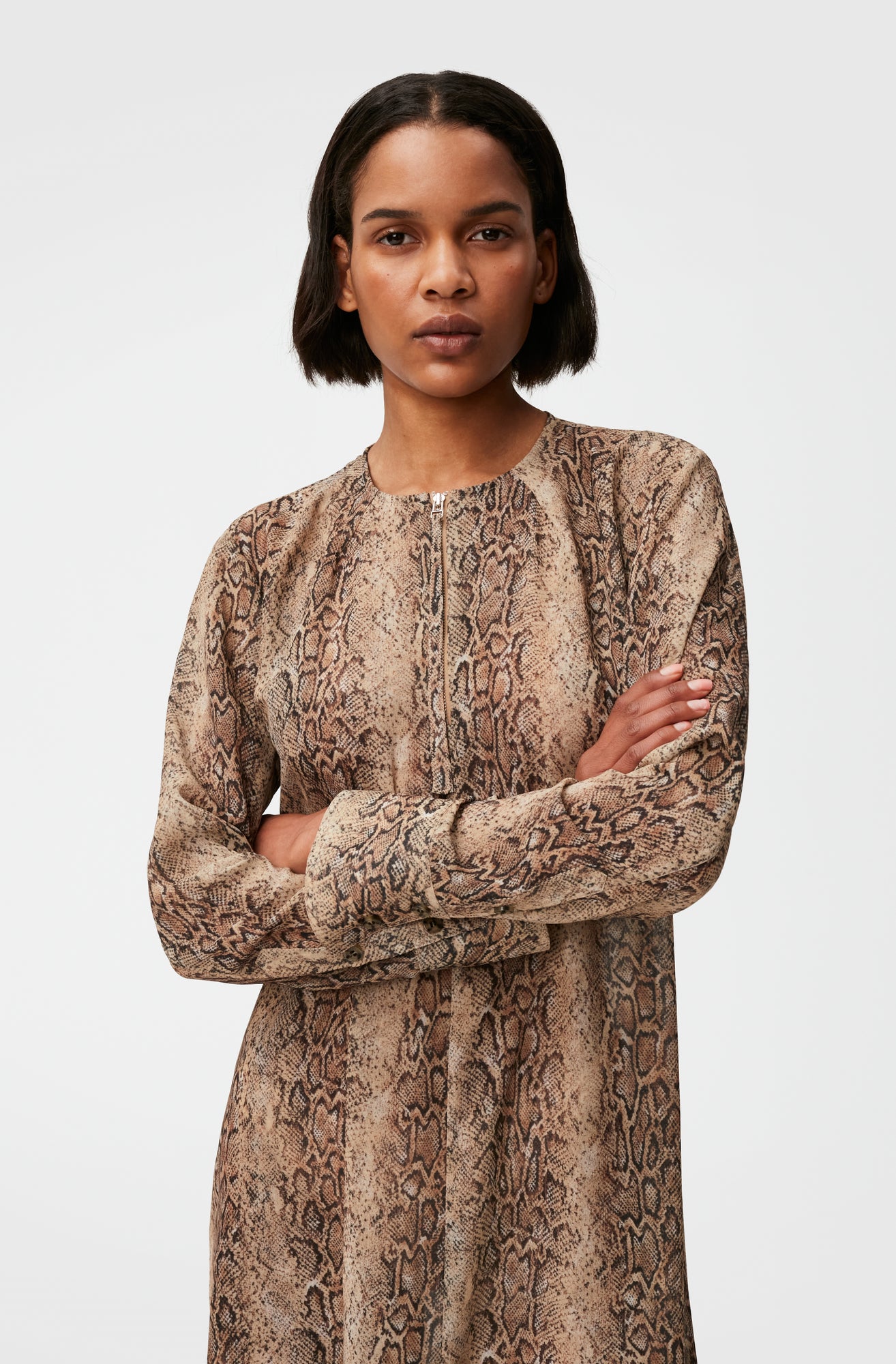 Printed Maxi Dress | Snake Starfish