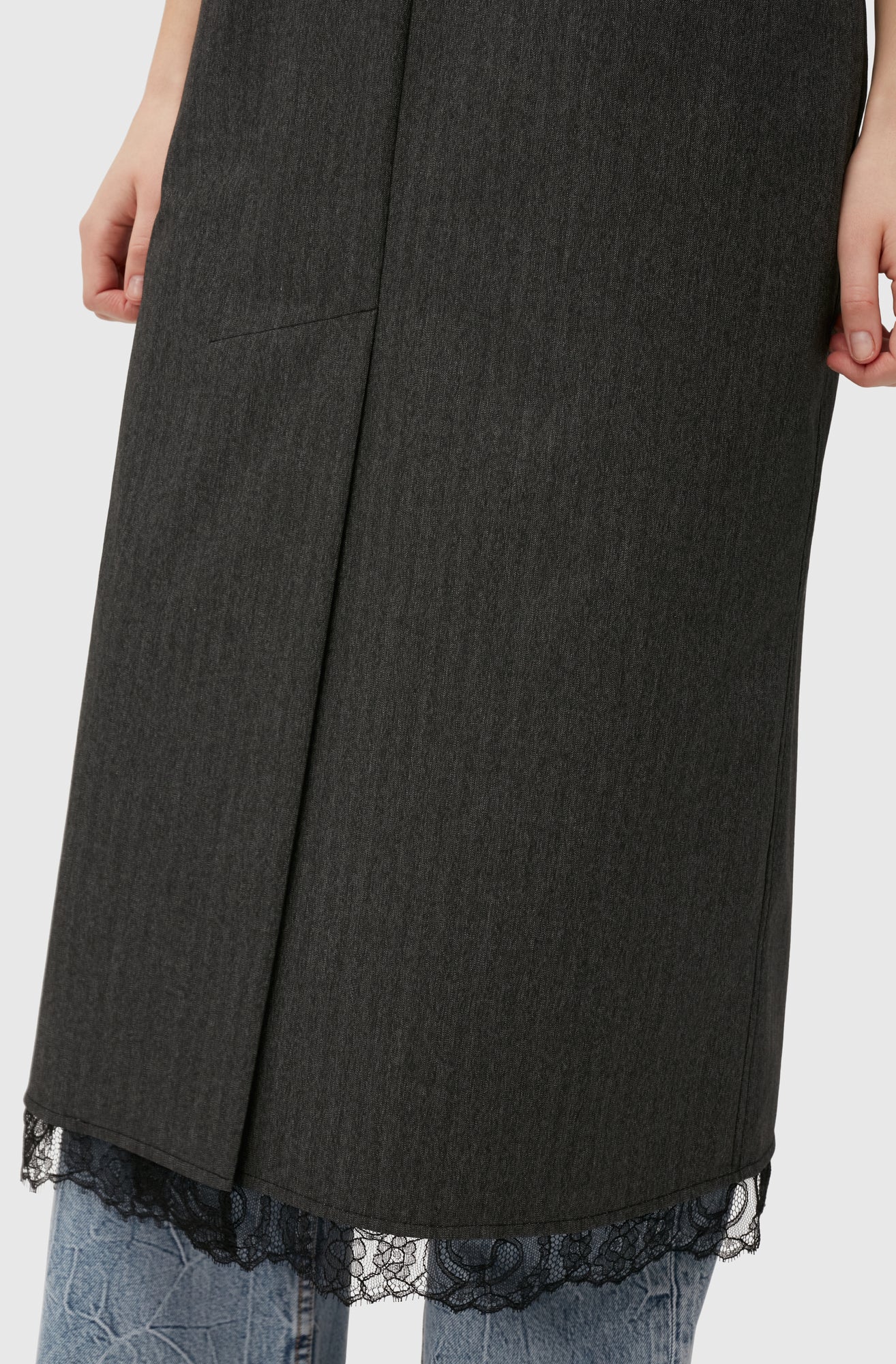 Drapey Midi Dress | Phantom