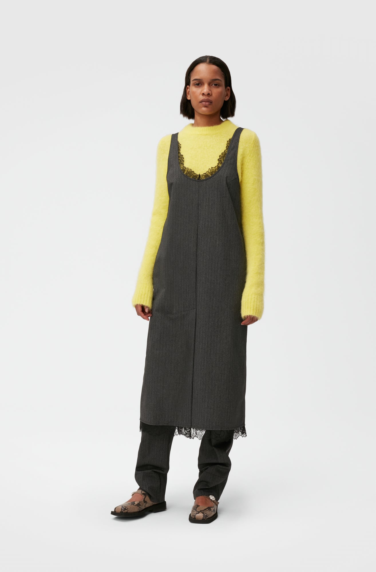 Drapey Midi Dress | Phantom