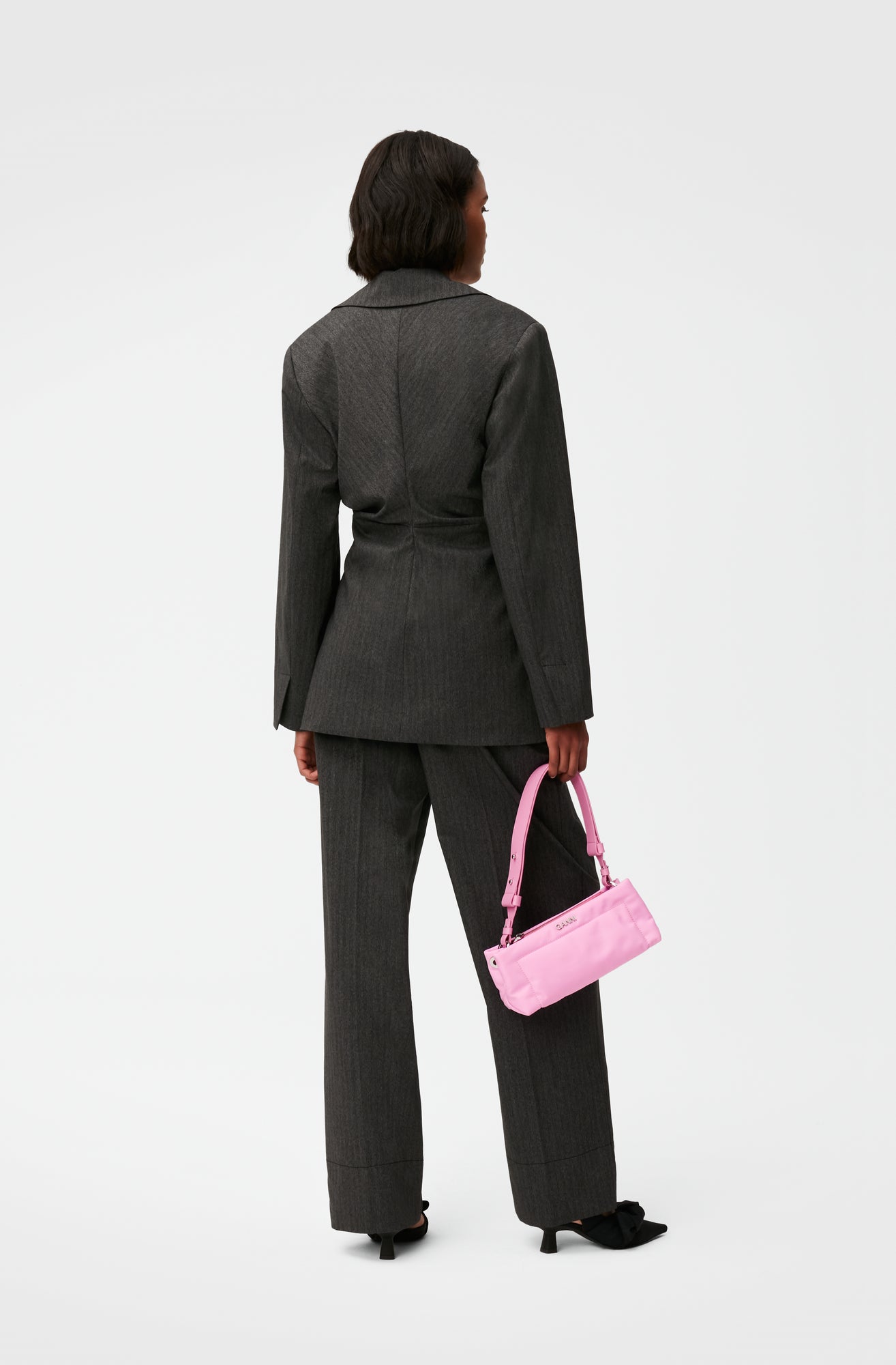 Drapey Pleat Trousers | Phantom