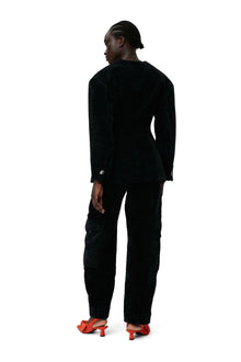 Chenille Trousers | Black