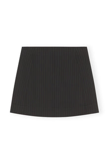 Stripe Mini Skirt | Black