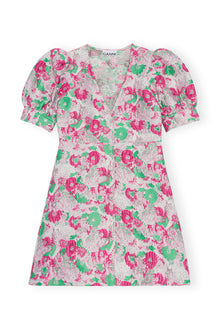 3D Jacquard Button Down Mini Dress | Sugar Plum