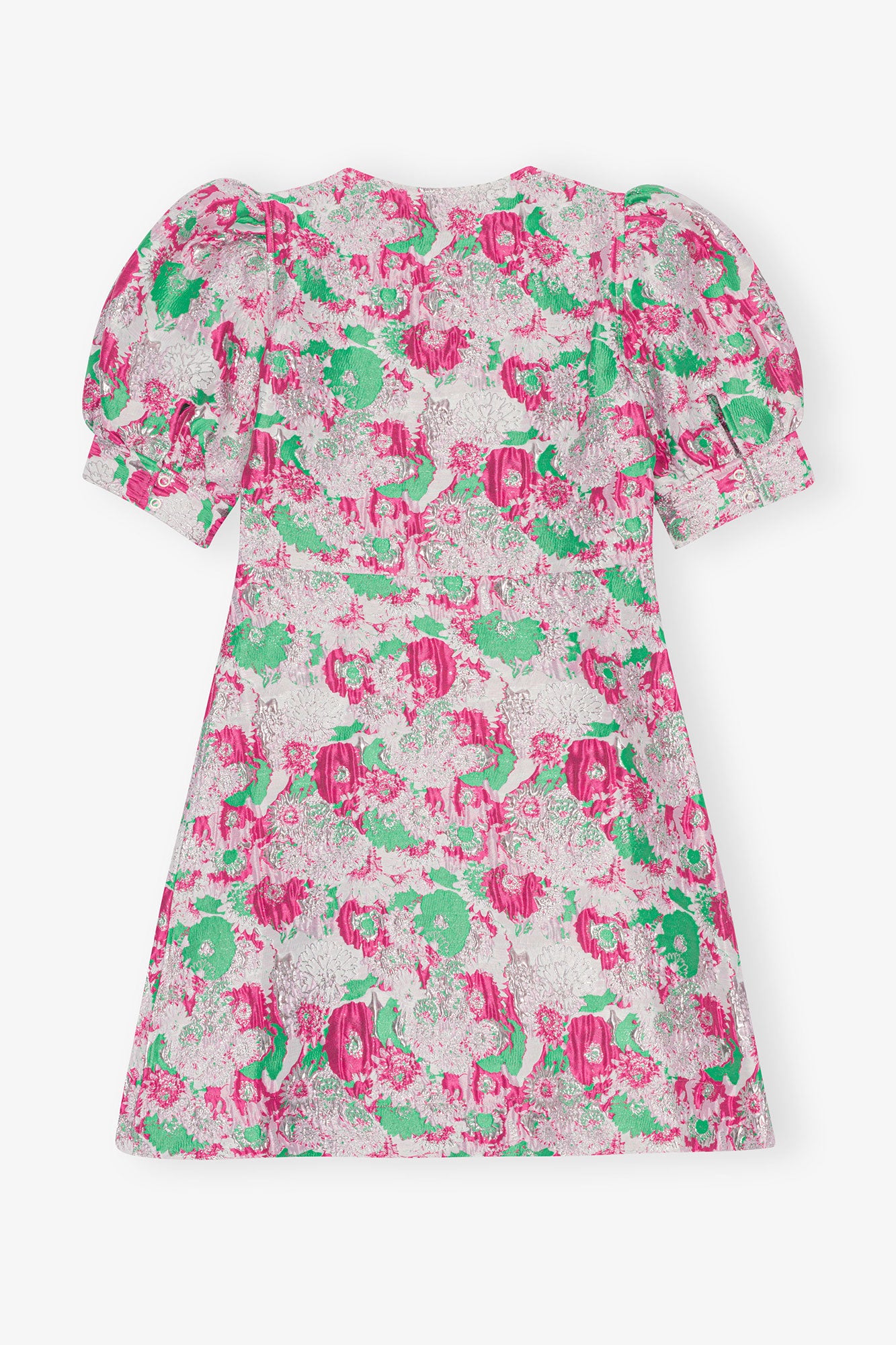 3D Jacquard Button Down Mini Dress | Sugar Plum