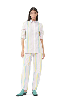 Stripe Cotton Shirt | Multicolor