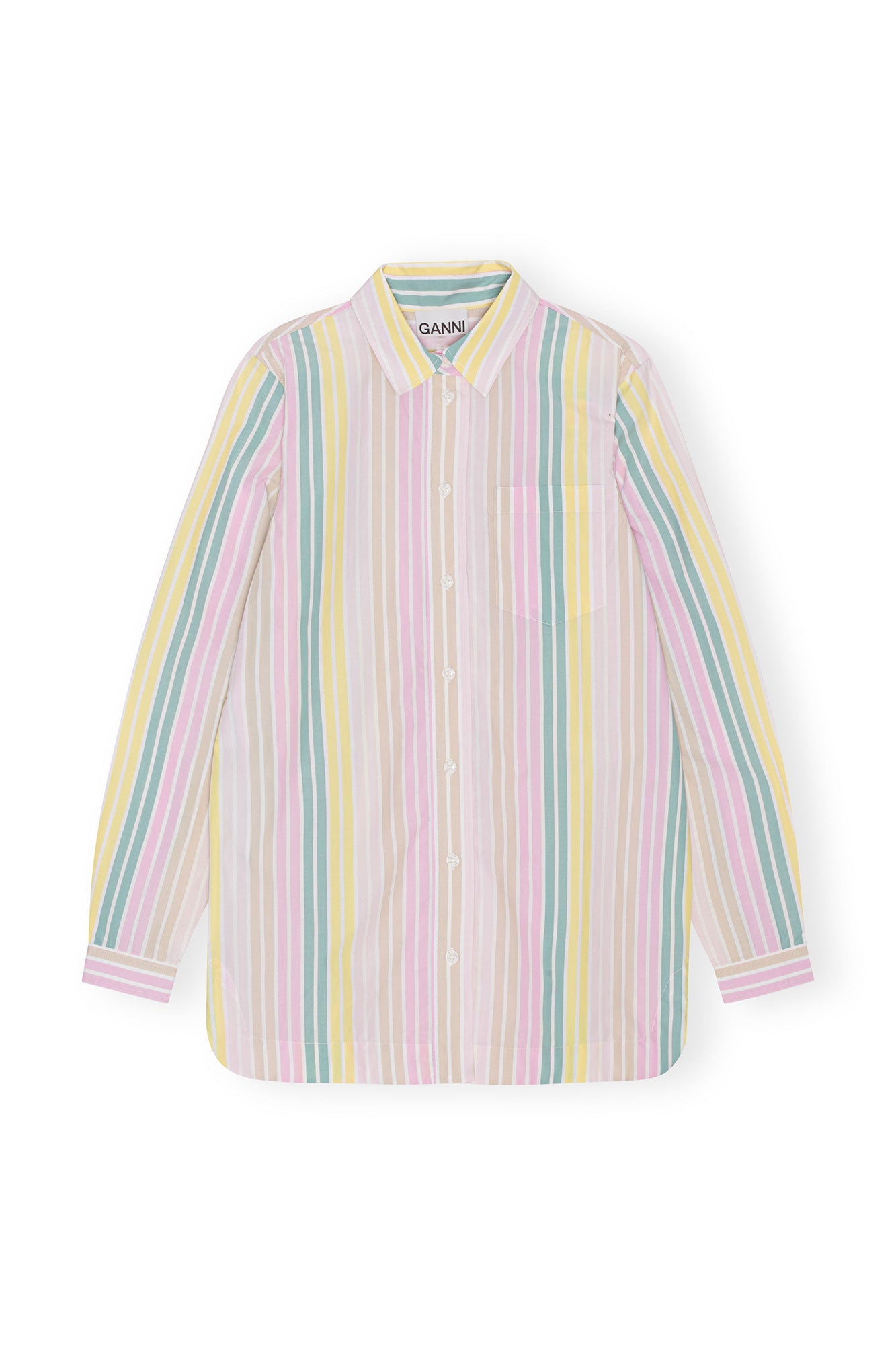 Stripe Cotton Shirt | Multicolor