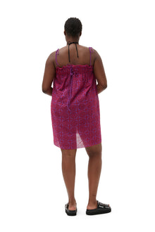 Broderie Anglaise Strap Dress | Sparkling Grape