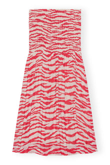 Printed Georgette Maxi Smock Skirt | Castle Wall