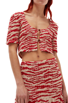 Printed Georgette Maxi Smock Skirt | Castle Wall