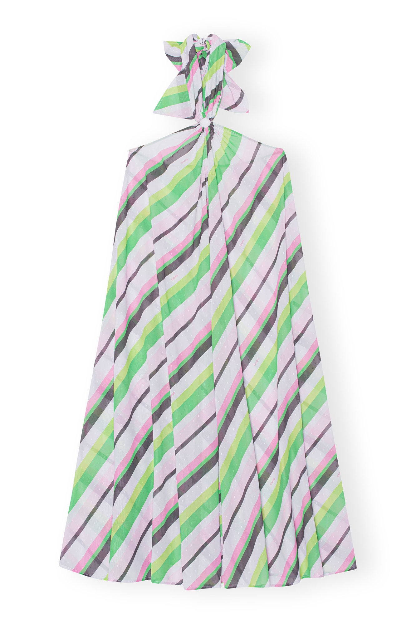 Light Chiffon Halterneck Dress | Multicolor