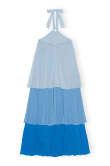 Chiffon Layer Maxi Dress | Ethereal Blue
